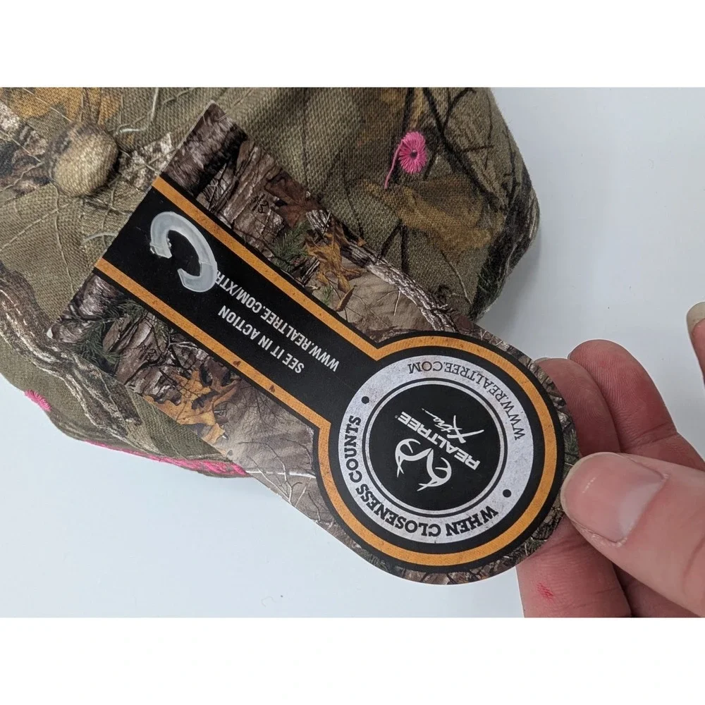 Realtree Camouflage Embroidered Cap Scheels Outfitters Ladies New‎